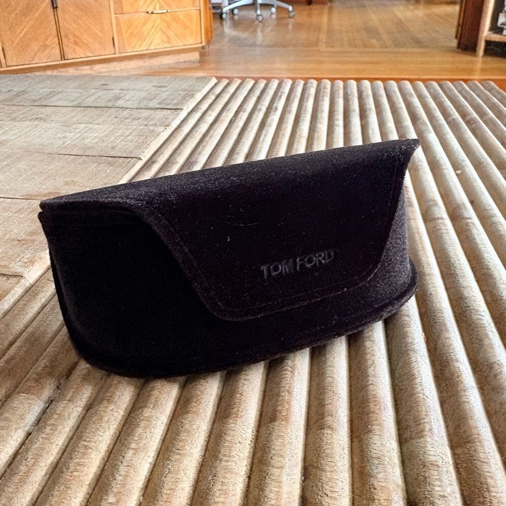 Tom Ford dark brown velvet Sunglasses Case